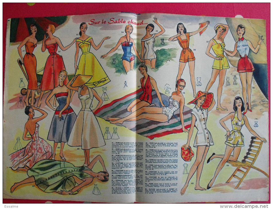 6 Numéros De Votre Mode De 1955. Avec Patrons. BD Colonel Chabert - Fashion