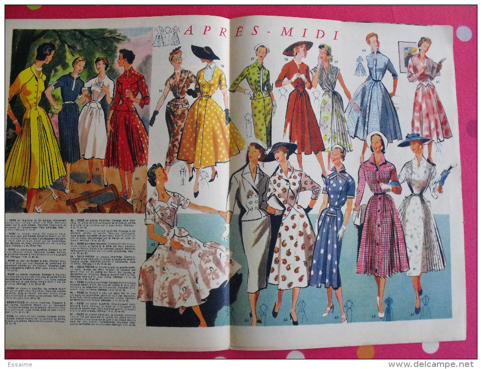 6 Numéros De Votre Mode De 1955. Avec Patrons. BD Colonel Chabert - Fashion