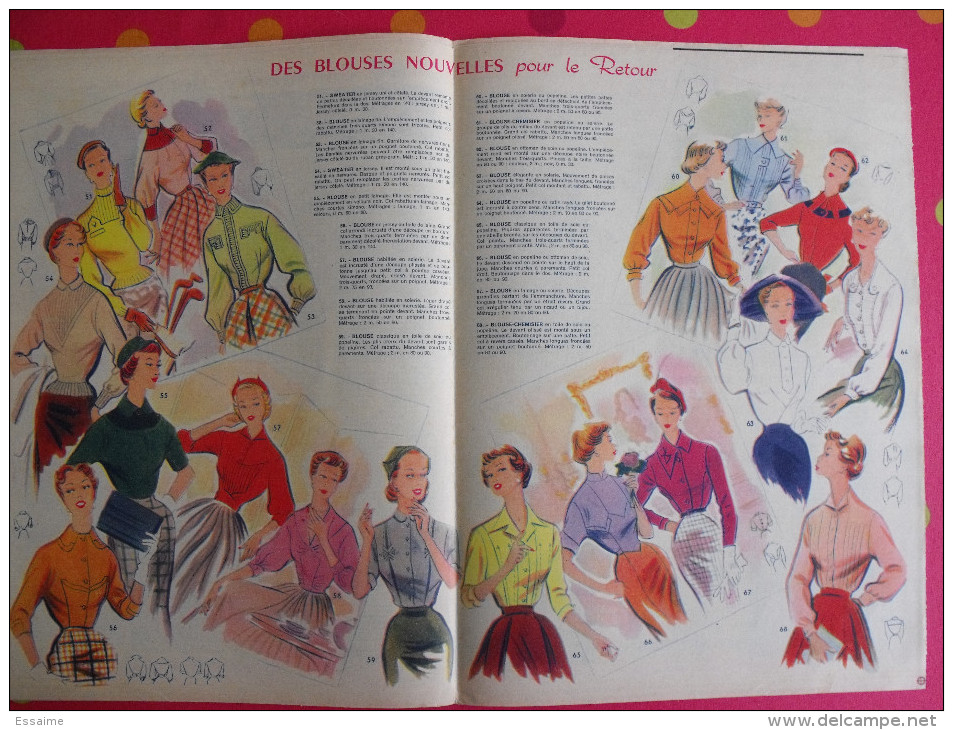 5 Numéros De Votre Mode De 1955. Avec Patrons. BD Colonel Chabert - Moda