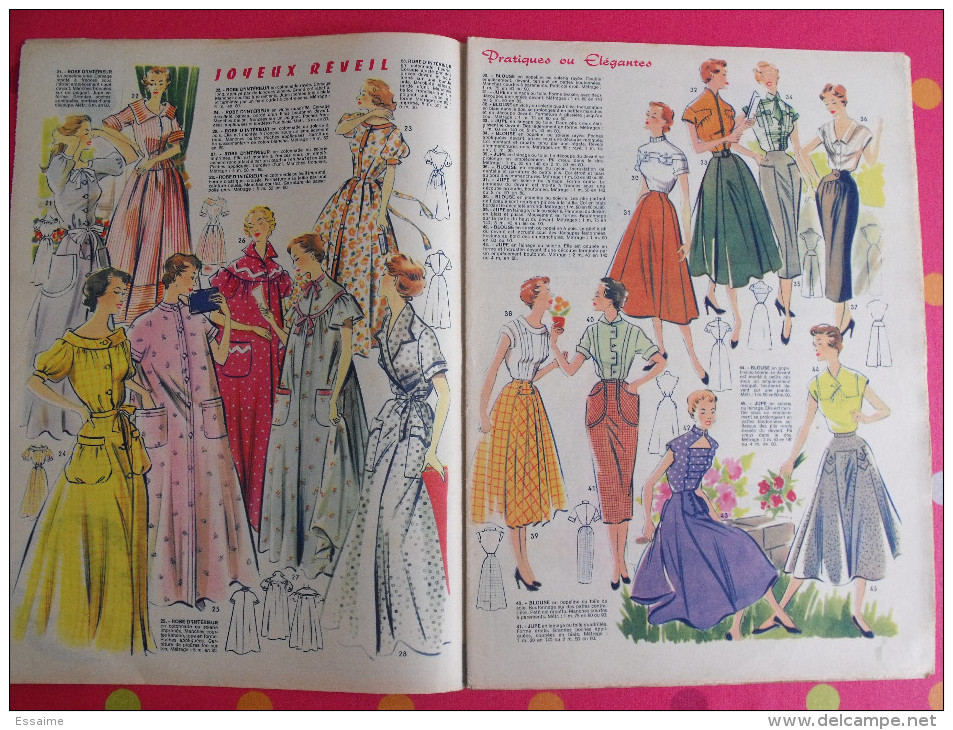 5 Numéros De Votre Mode De 1955. Avec Patrons. BD Colonel Chabert - Fashion