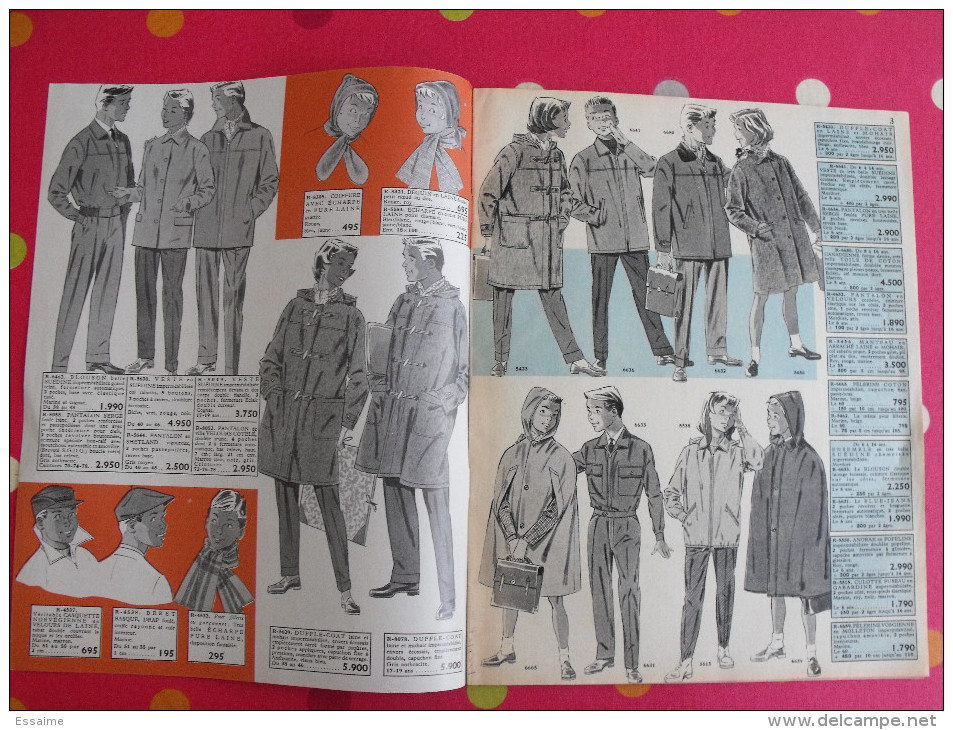 Catalogue Galeries Lafayette Paris. 1957. Rentrée Des Classes Papeterie Cartables  Vêtements Enfants - Fashion