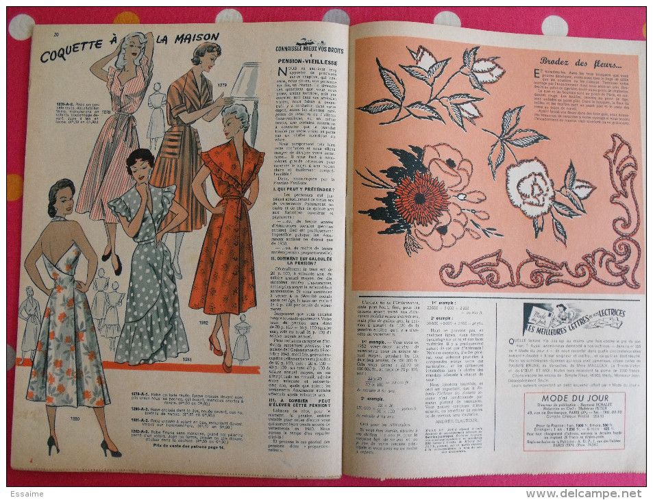 Mode Du Jour N° 338 De 1952.. Le Magazine Féminin Complet - Fashion