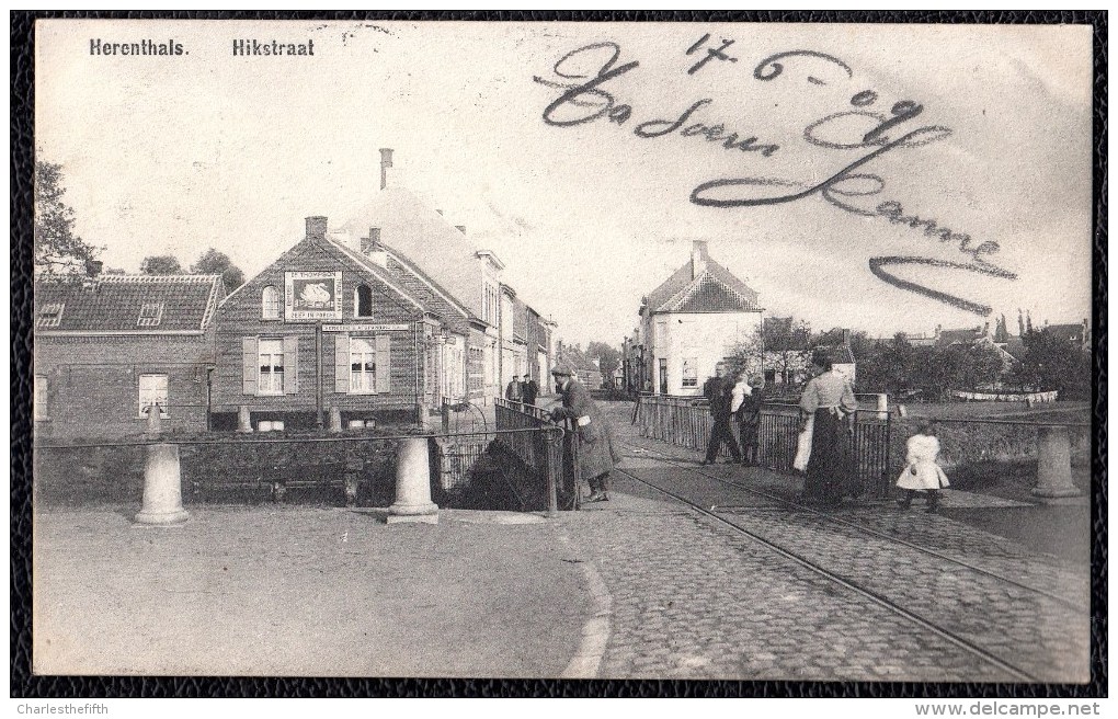 HERENTHALS HERENTALS - Hikstraat  - 1909 - Zeldzaam - Herentals