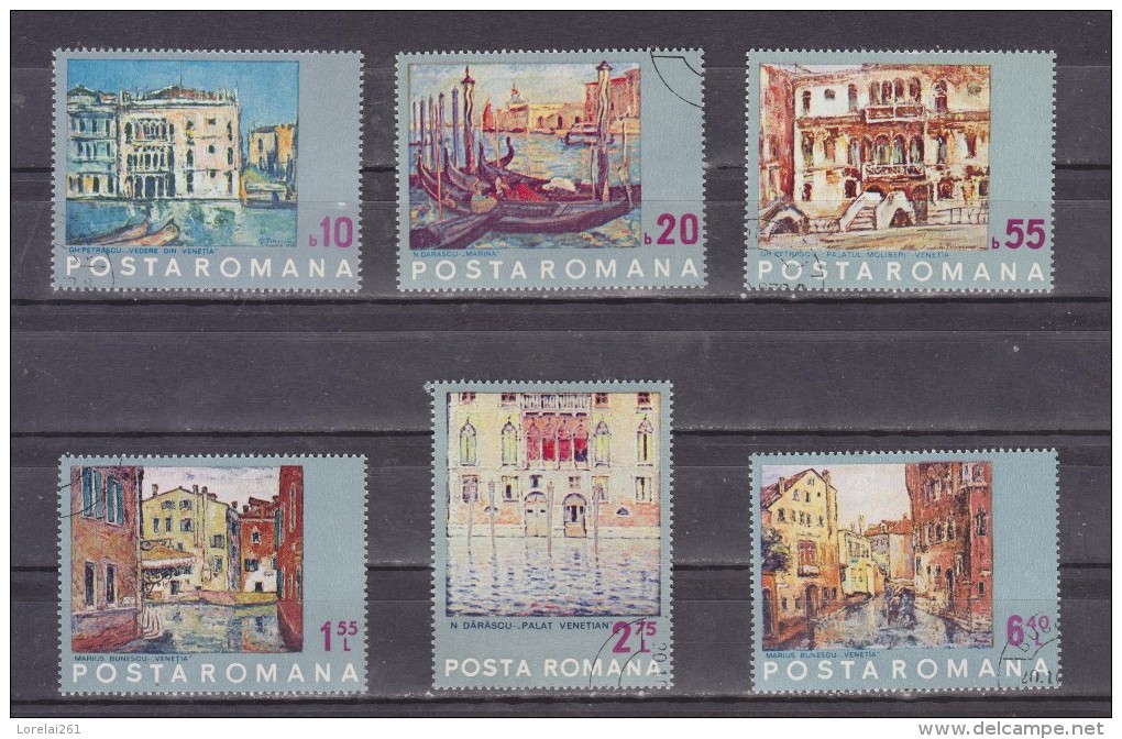 1972 - Sauvez Venise.Tableaux  Michel No 3053/3058 Et Y&T No 2713/2718 - Usado