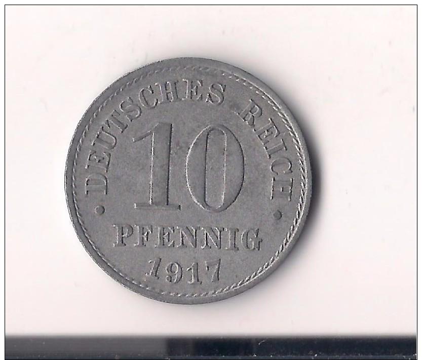 ALEMANIA 10  PFENNIG   1917 ? - 10 Pfennig