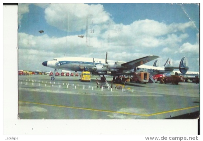 Paris  75  Air-France-Super-Starlines...C'est L'Avion Le Plus Moderne Et Le Plus Luxueux_Voir Scan - Aéroports De Paris