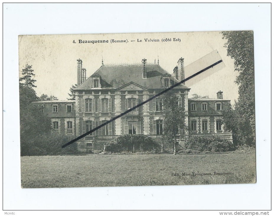 CPA  -  Beauquesne  - Le Valvion  (côté Est ) - Beauval