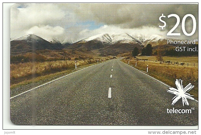 Nouvelle Zélande - New Zealand - Carte Téléphonique Utilisée - Phonecard Used Paysage Landscape - Nuova Zelanda