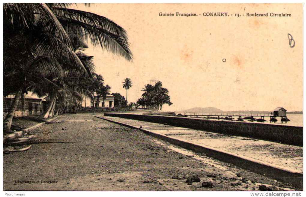 Guinée Française - CONAKRY - Boulevard Circulaire - Guinée Française