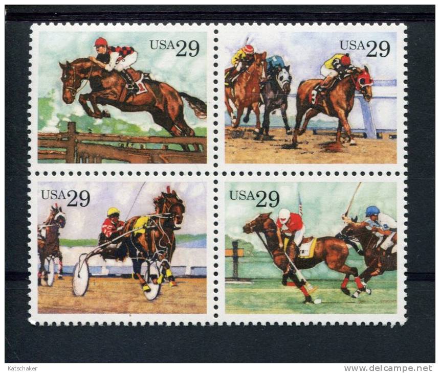 207608313 USA 1993 POSTFRIS MINT NEVER HINGED POSTFRISCH EINWANDFREI SCOTT  2759A HORSES - Unused Stamps