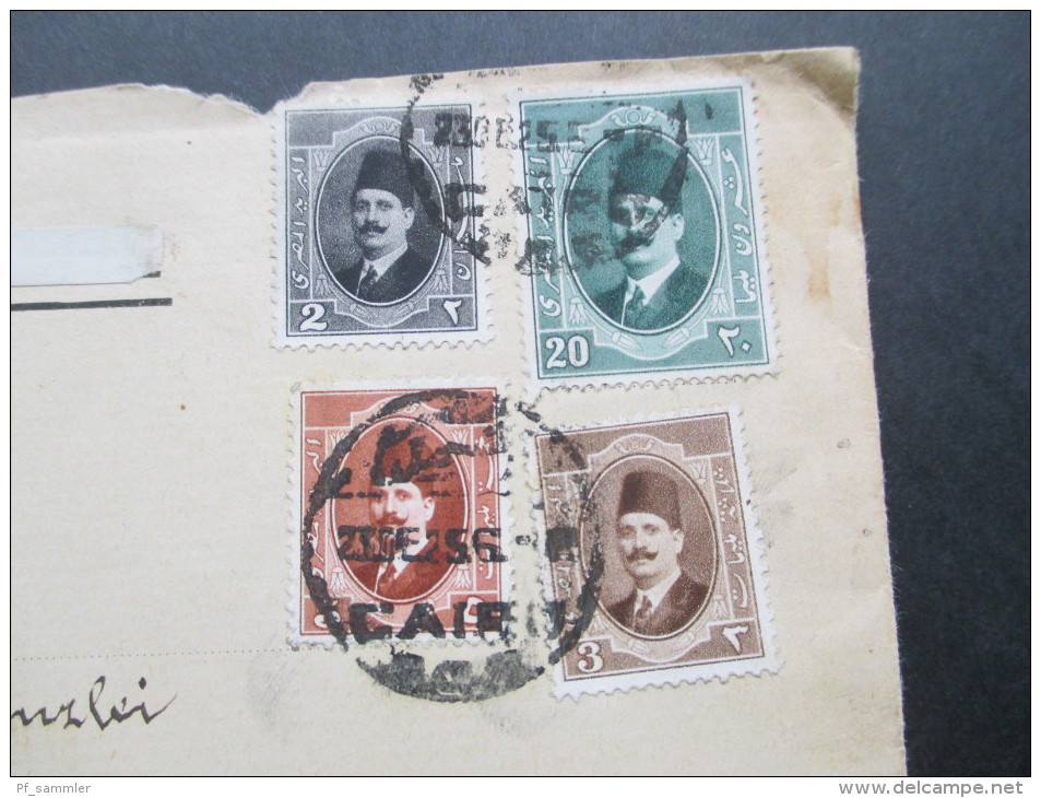 Ägypten 1925?! MiF Registered Letter No 112 Cairo. Monos / Kunstblätter. Monographie - Briefe U. Dokumente