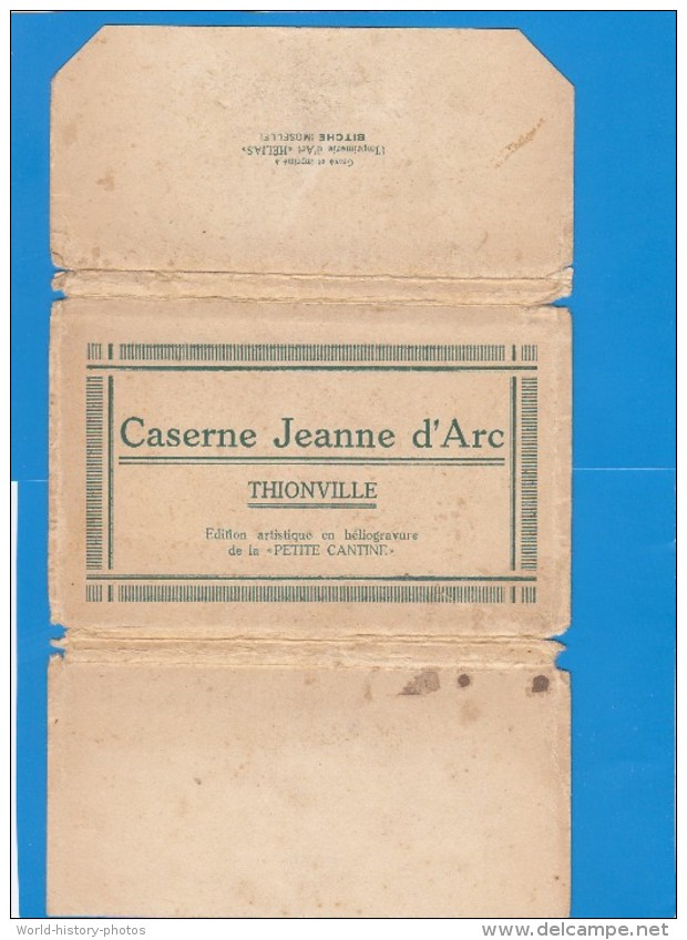 Carnet De 12 CPA  THIONVILLE  - Caserne Jeanne D´Arc Dont  Cantine LUTIER - édition Artistique De La Petite Cantine - Thionville