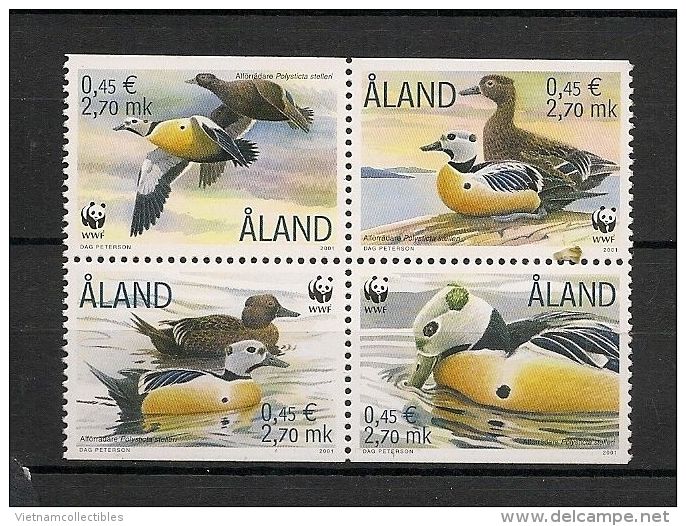 (WWF-282) W.W.F. Aland MNH Bird / Duck Stamps 2001 - Unused Stamps