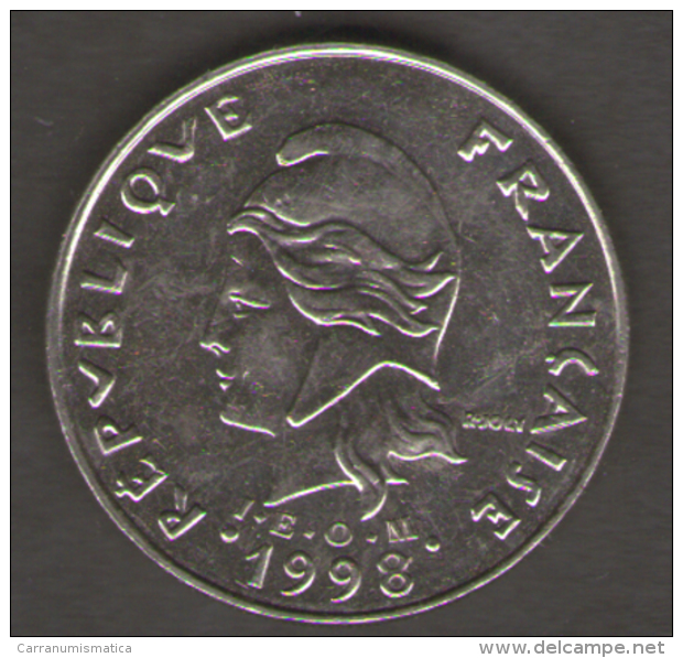 POLINESIA FRANCESE 20 FRANCS 1998 - French Polynesia