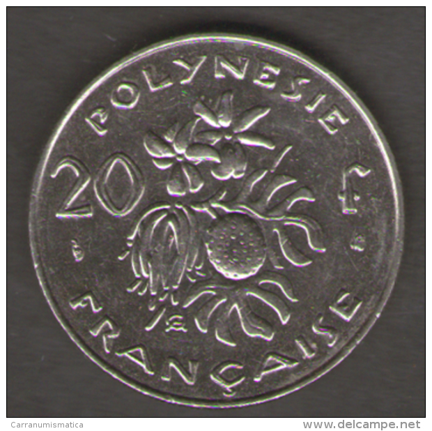 POLINESIA FRANCESE 20 FRANCS 1998 - Polynésie Française