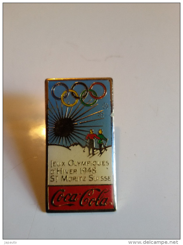 Jeux Olympiques D'hiver Saint Moritz 1948 - Coca-Cola