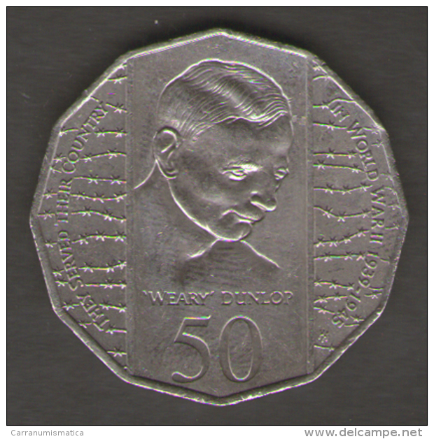 1995 Australia 50 Cents (Weary Dunlop) - 50 Cents