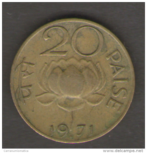 INDIA 20 PAISE 1971 - India