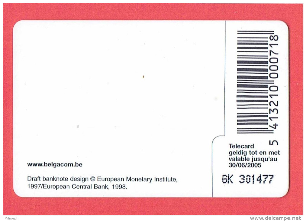 Télécarte - BELGACOM - 5 Eur - 1997 - 1998       (4291) - Telephones