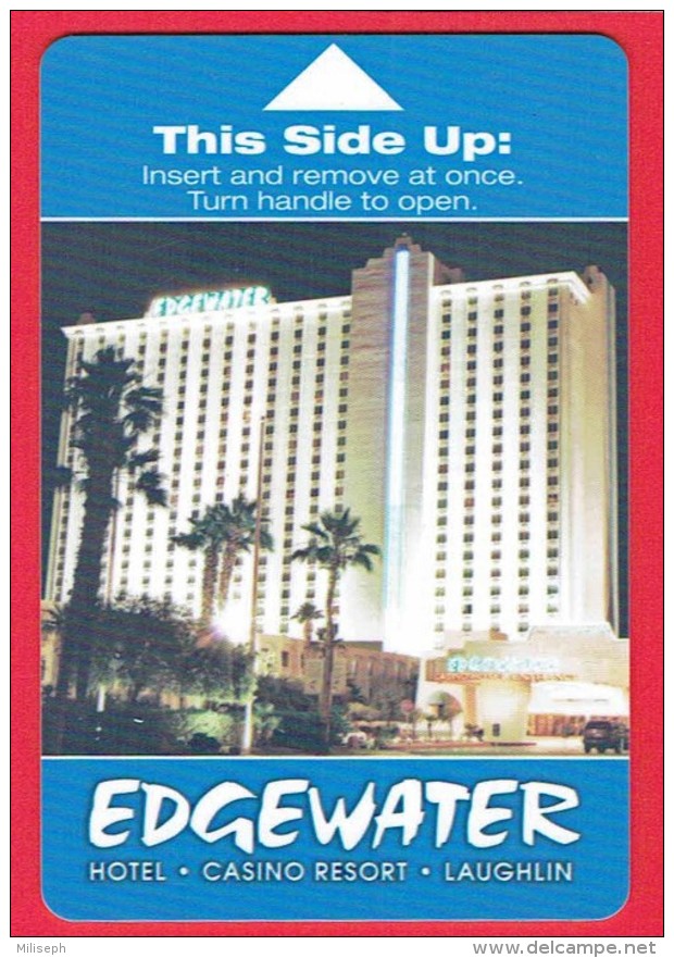 Carte Clé Magnétique Hotel EDGEWATER - Laughlin - USA - 2012 -       (4292) - [3] Magnetic Cards