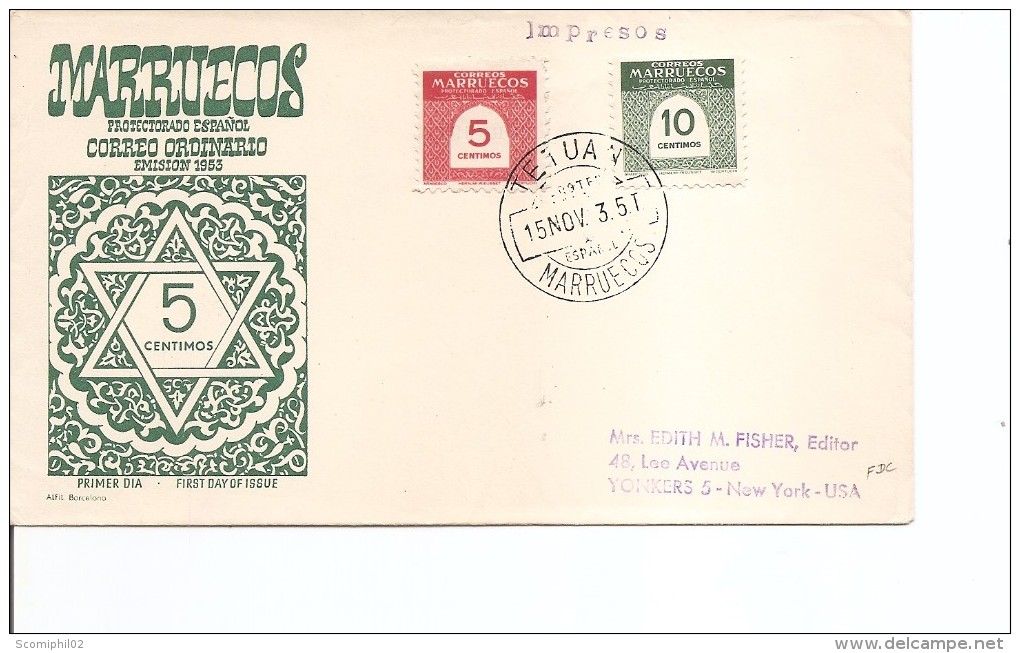 Maroc Espagnol ( FDc De 1953 à Voir) - Spanisch-Marokko