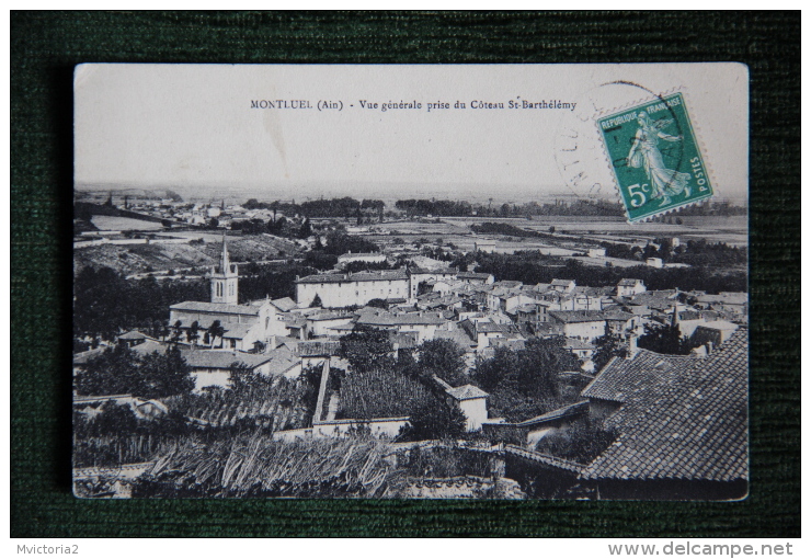 01 - MONTLUEL - Vue Générale Prise Du Coteau ST BARTHELEMY - Montluel