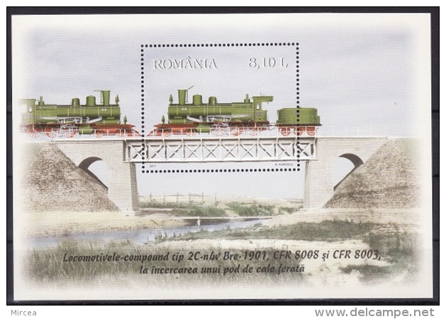 Roumanie 2011 - Bloc Train Neuif** - Nuovi