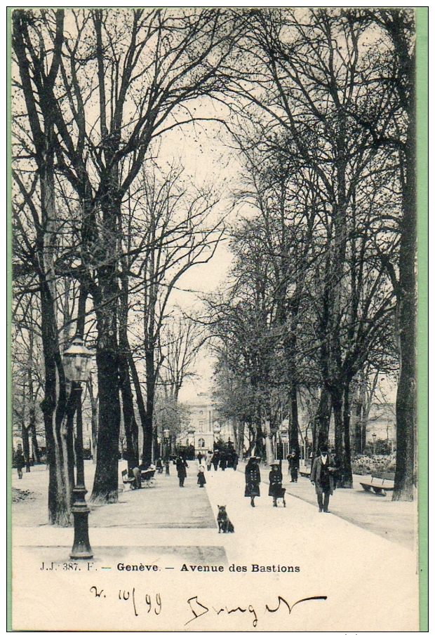 GENEVE:Avenue Des Bastions - Genève