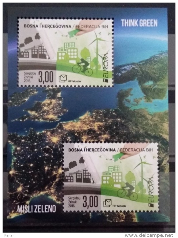 Bosnia And Hercegovina, HP Mostar, 2016, Mi: Block 36 (MNH) - 2016