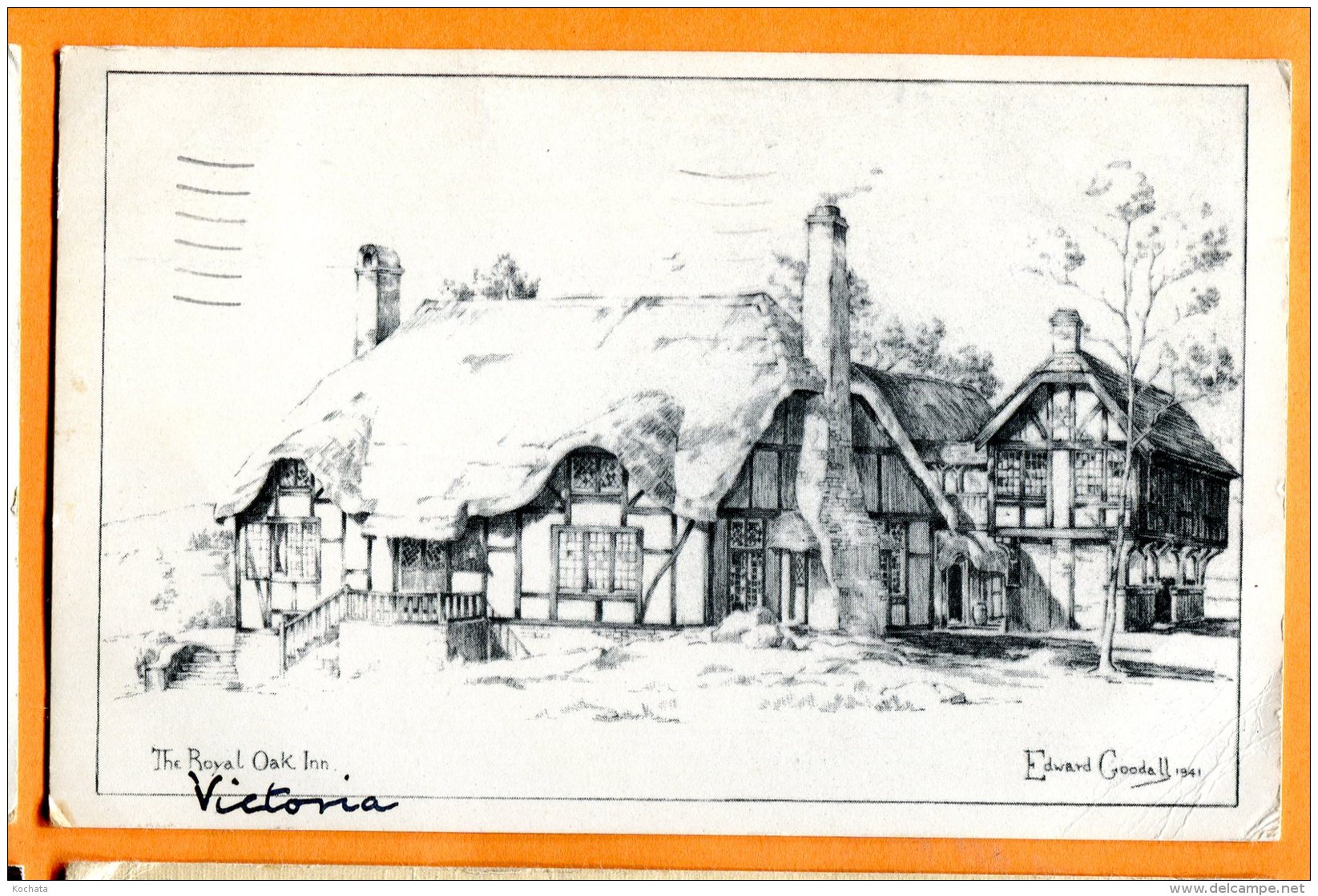 CAL1147, The Royal Oak Inn, Edward Goodall 1941,  Circulée 1949 - Unclassified