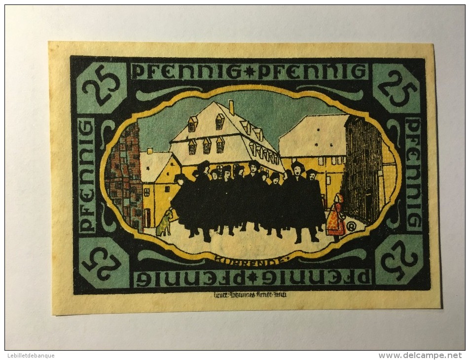Allemagne Notgeld Possneck 25 Pfennig 1921 NEUF - Other & Unclassified