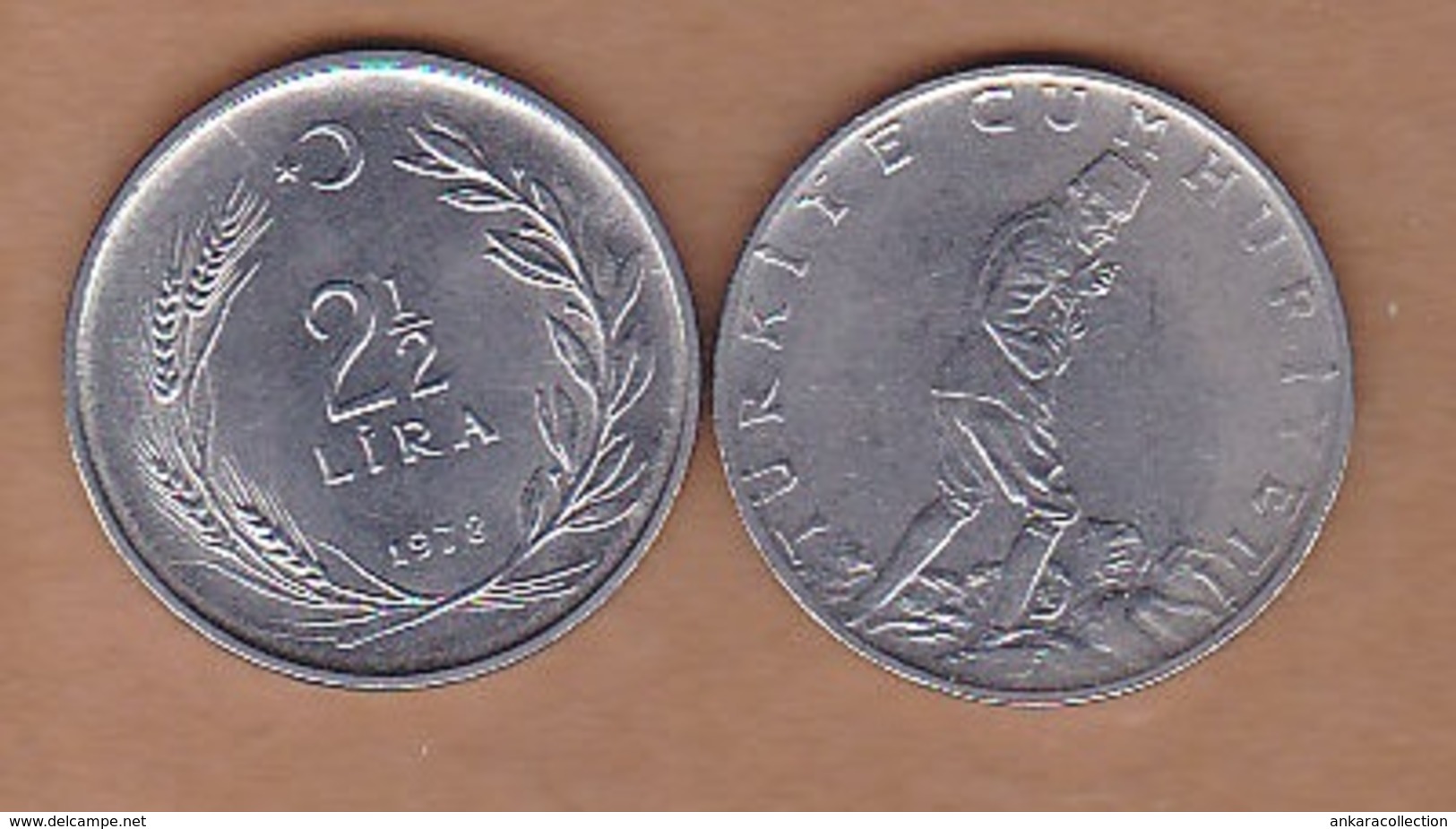 AC - TURKEY - 2.5 LIRA 1972 ACMONITAL AS IT IS SEEN - Turquie