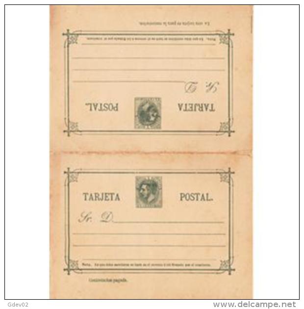 ESETPL012EPTV-LFTEP012.Spain,Espagne.TARTJETA ENTERO POSTAL.REY ALFONSO Xll. 1882 (Ed 12*) - 1850-1931