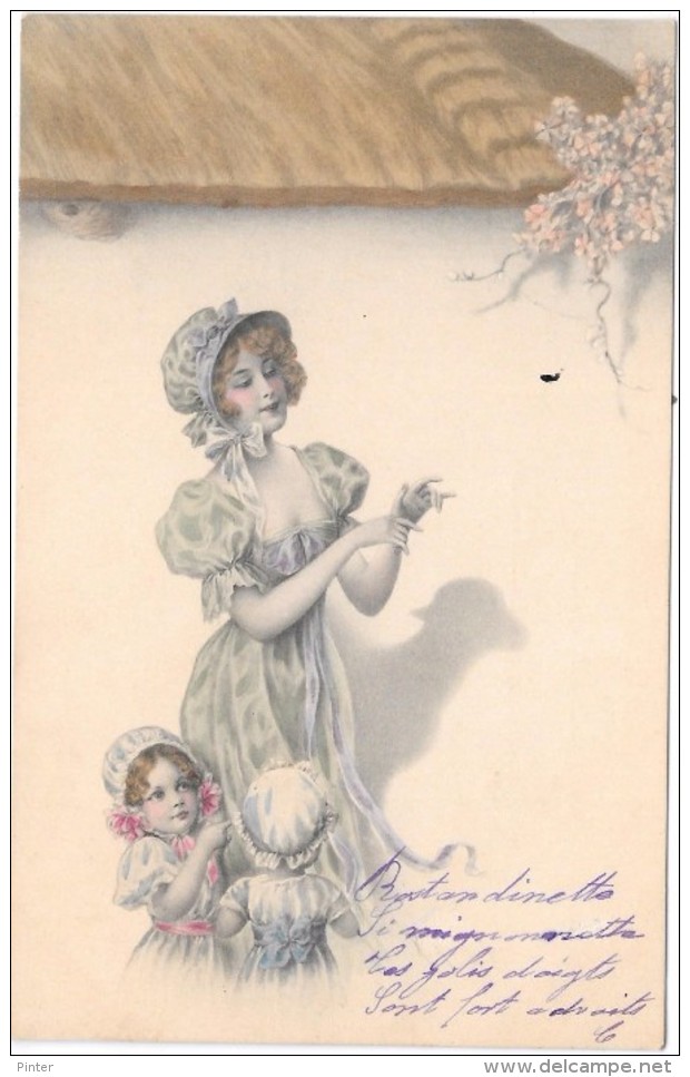 Femme Et Ses Enfants - Illustration MM VIENNE - 213 - Vienne