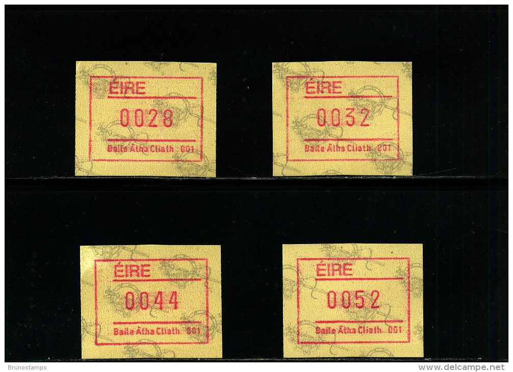 IRELAND/EIRE - 1990  FRAMA SET 2  MINT NH - Affrancature Meccaniche/Frama