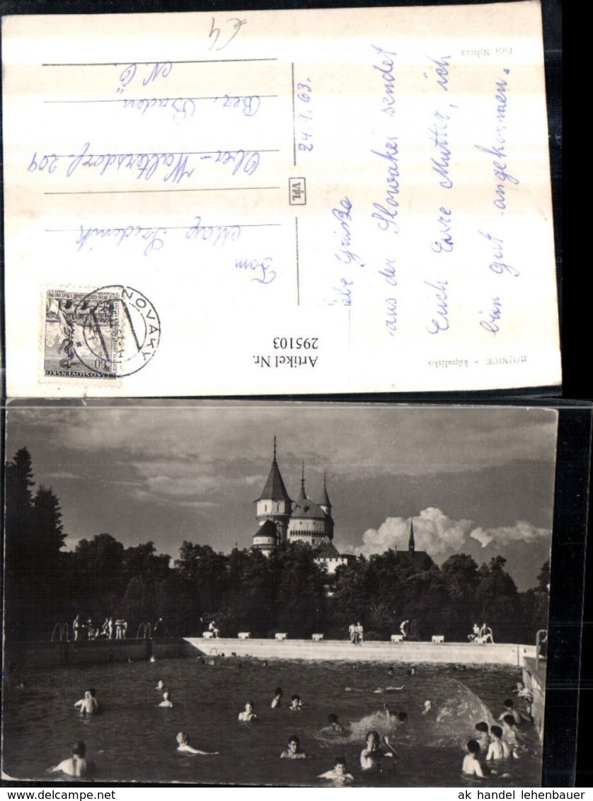 295103,Bojnice Kupalisko Schloss Schwimmbad - Slovacchia