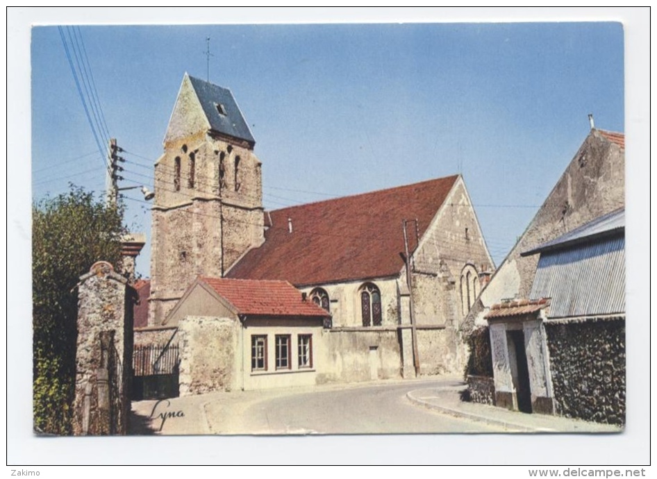 78- BOIS D'ARCY --EGLISE ST GILLES   - RECTO/VERSO--C50 - Bois D'Arcy