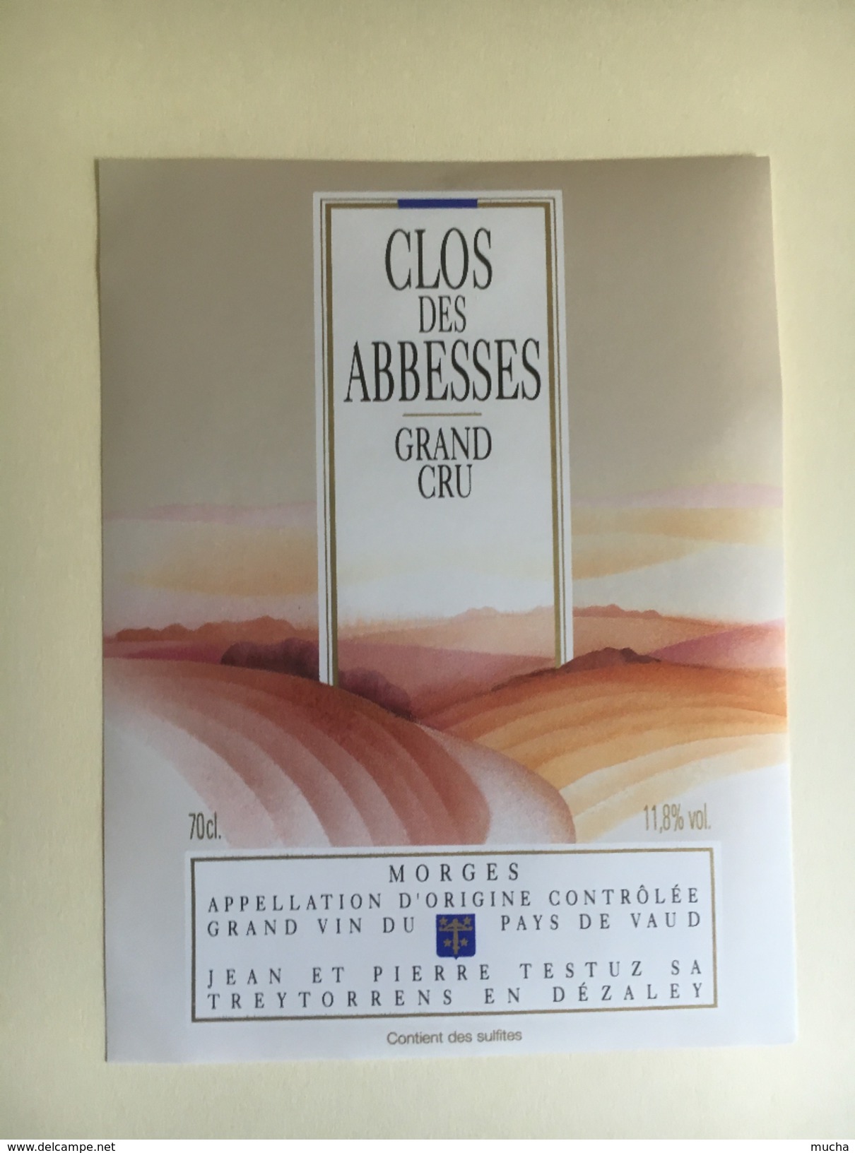 1244  - Suisse Vaud  Clos Des Abbesses - Autres & Non Classés