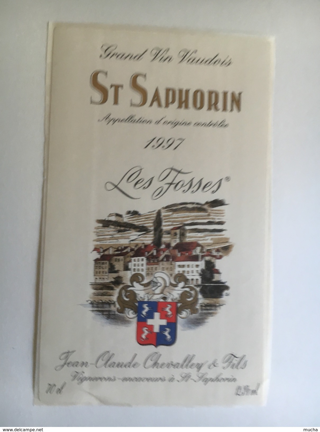 1254  - Suisse Vaud   St-Saphorin Les Fosses 1997 - Autres & Non Classés