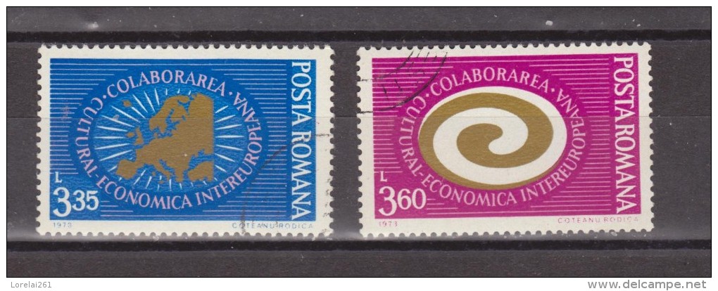 1973 -  EUROPA  Mi No 3120/3121 Et YV No 2755/2756 - Usado