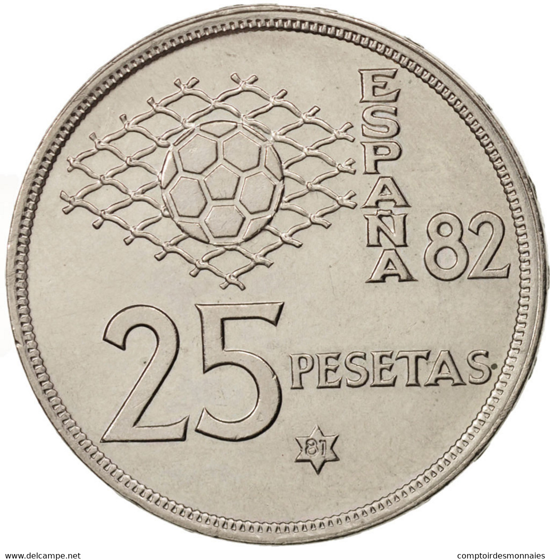 Monnaie, Espagne, Juan Carlos I, 25 Pesetas, 1980, SUP+, Copper-nickel, KM:818 - 25 Pesetas