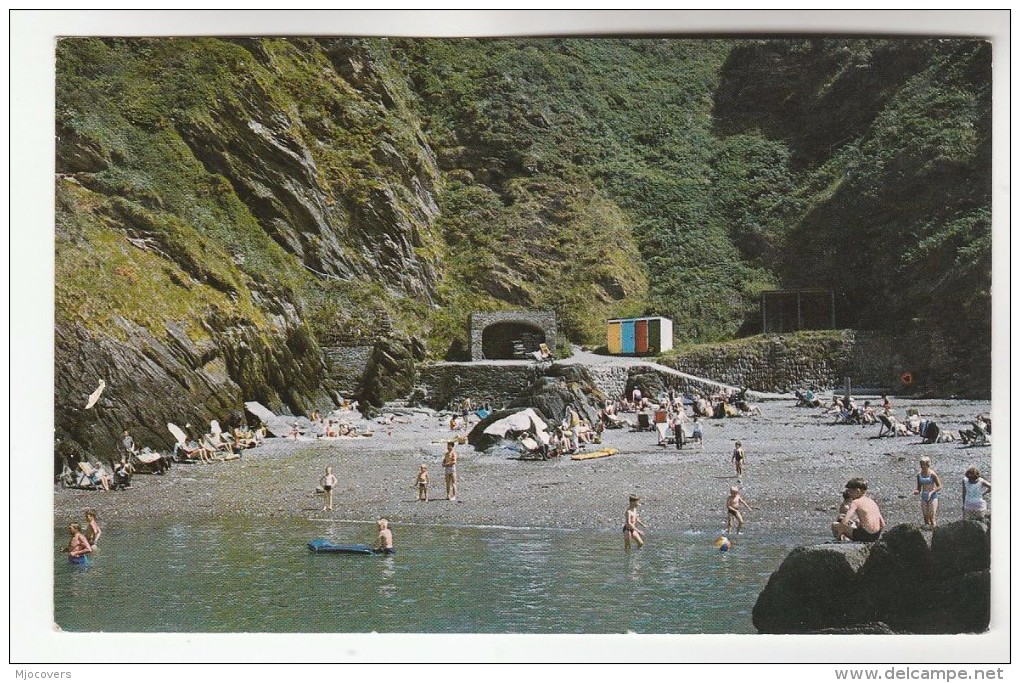 1968 Postcard ILFRACOMBE, Rapparee Bathing Cove, GB Stamps Cover - Ilfracombe