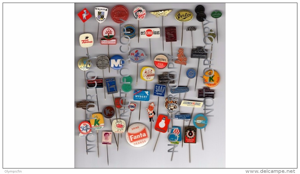 Collection Of 125 Mainly Dutch Pins - Loten