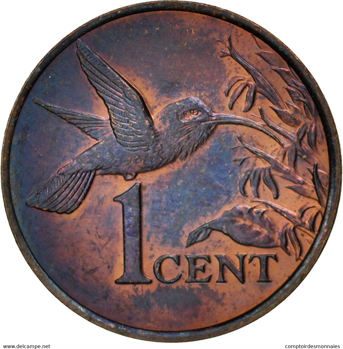Monnaie, TRINIDAD & TOBAGO, Cent, 1980, SUP, Bronze, KM:29 - Trinidad & Tobago