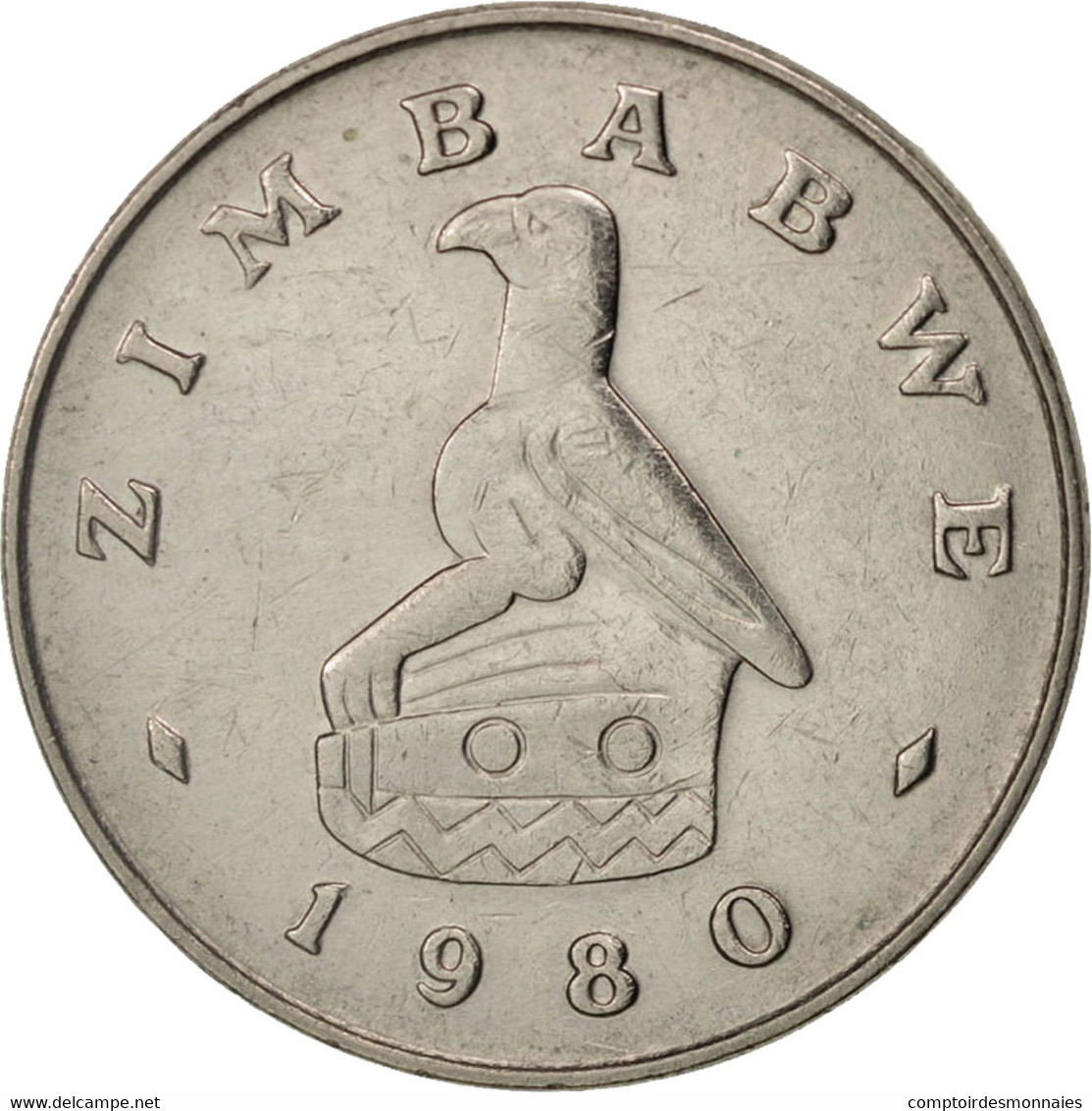 Monnaie, Zimbabwe, 20 Cents, 1980, TTB+, Copper-nickel, KM:4 - Simbabwe