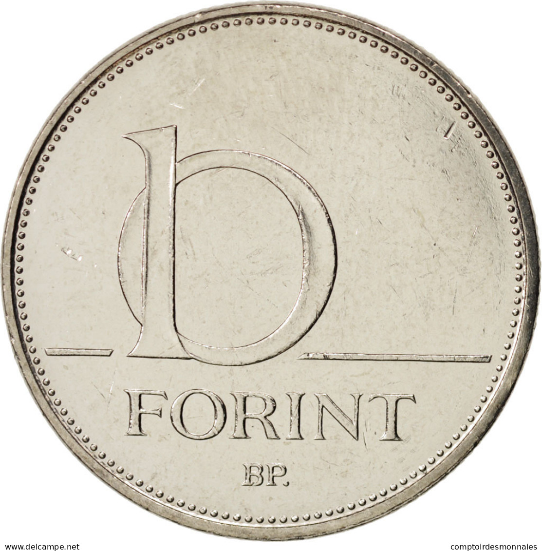 Monnaie, Hongrie, 10 Forint, 2008, SPL, Copper-nickel, KM:695 - Hongrie