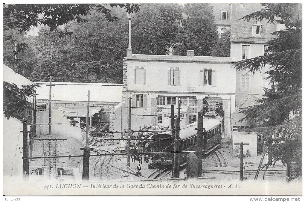 LUCHON - 31 -  Intérieur De La Gare Du Chemin De Fer De Superbagnères - INTROUVABLE Sur Le Site - ENCH0616 - - Luchon