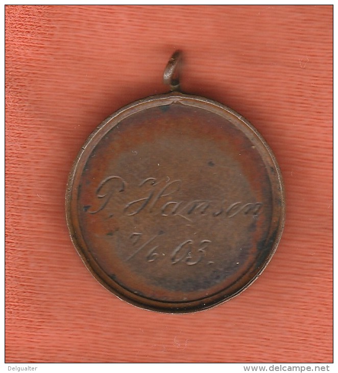 Old Pendant Medal - Athletklubben Hermod - 1893 - Non Classés