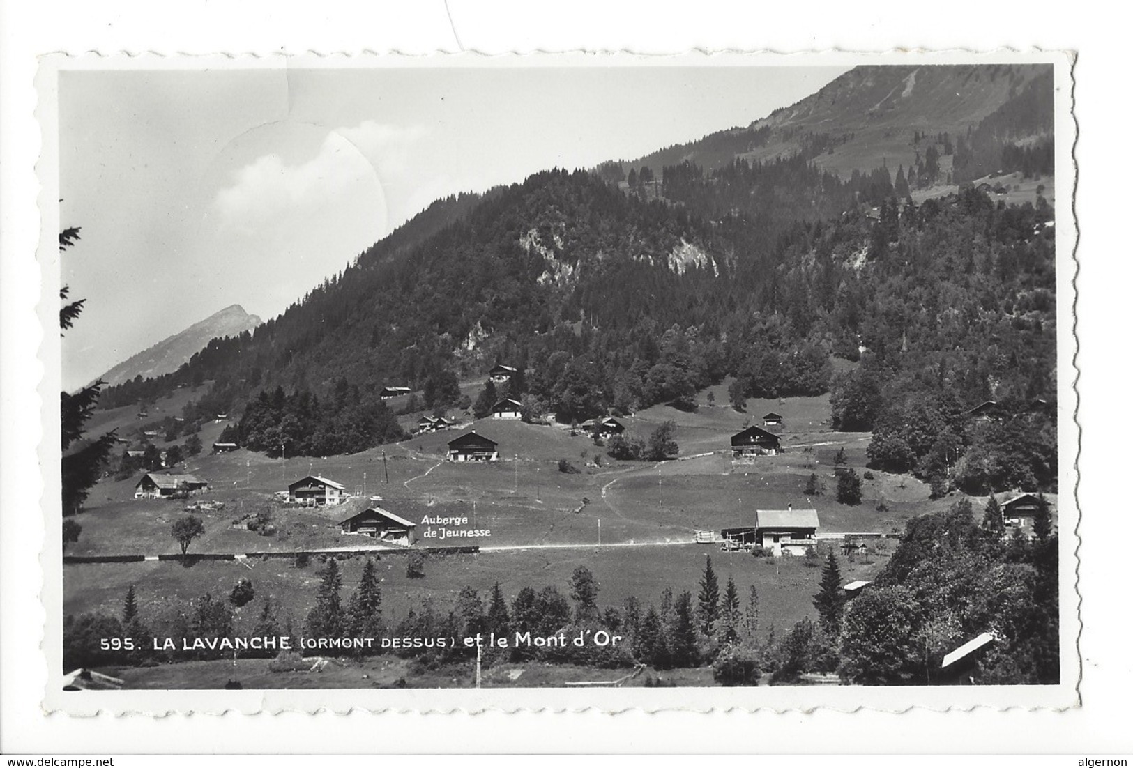 15012 - La Lavanche Ormont Dessus Et Le Mont D´Or Vers L´Eglise - Ormont-Dessus 