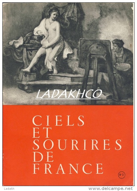 REVUE CIELS ET SOURIRES DE FRANCE N° 3 # PUB LABORATOIRES FLUXINE # ART #LE PEINTRE SES MODELES - 1900 - 1949